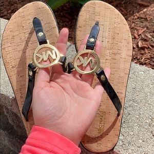 Michale Kors black sandals. Size 7